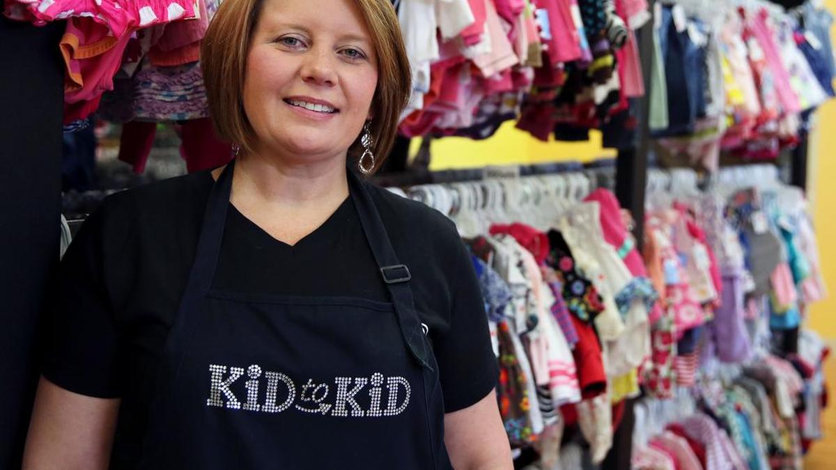 Christy Muhlbauer is the co-owner of Kid to Kid, a children’s consignment shop in State College.