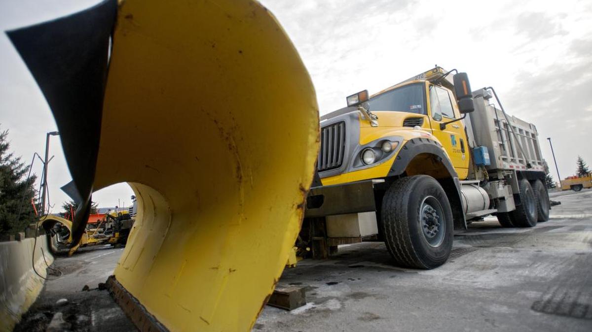 Snow plows at the Penn Dot station off of Shiloh Road and I-99 on Wednesday, January 20, 2016.