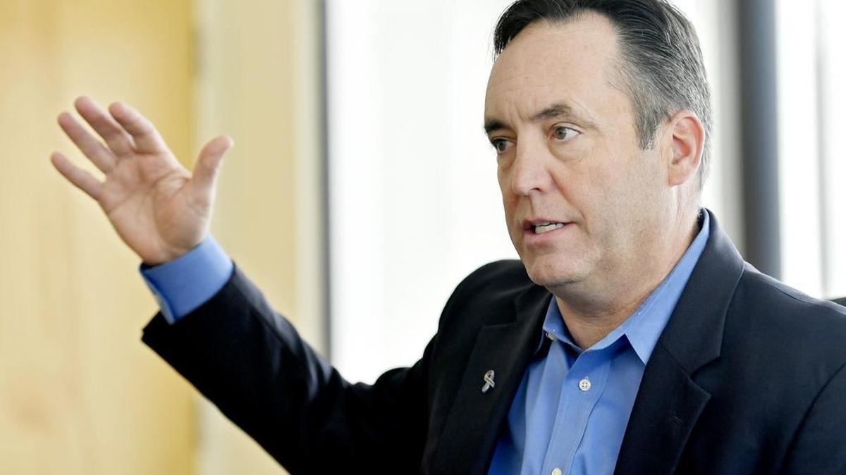 Pennsylvania Sen. Jake Corman, R-Benner Township, discussed key issues in Washington, D.C., and Harrisburg with Centre Daily Times editorial staff on Wednesday.