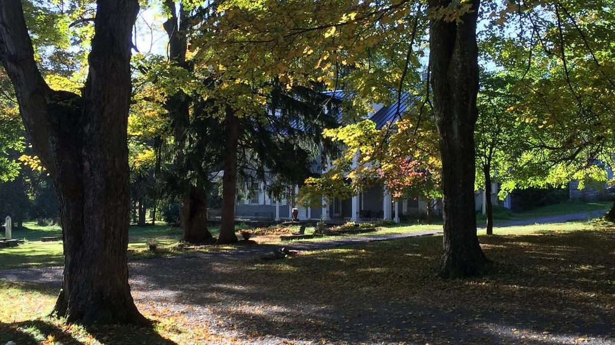 Director Bob Cameron is building nature trails and designing gardens on the grounds of the Boal Mansion Museum and Columbus Chapel.