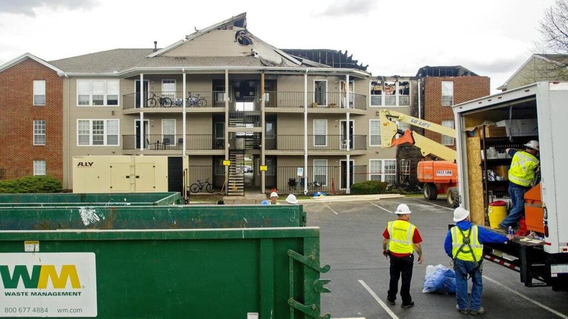 On Assignment: Rebuilding process begins for apartment complex, residents displaced by fire