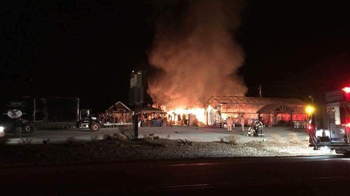 Martin's Garden Center, located at 3278 Birmingham Pike, Tyrone, suffered a fire Tuesday night.