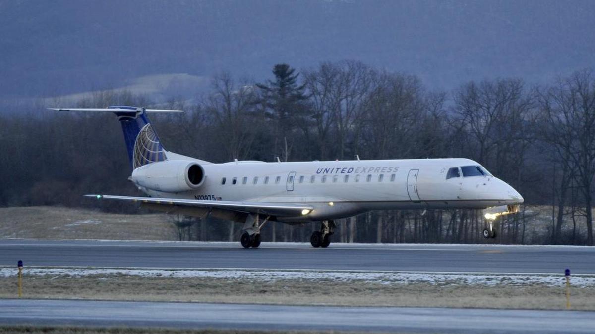 University Park Airport's first United flight from Chicago arrived on Tuesday, January 7, 2014.