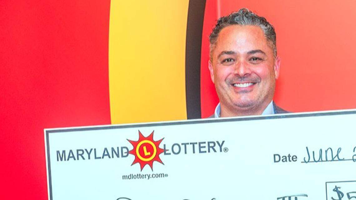 Ralph DiGuiseppe III, from Pennsylvania, won big with a scratch-off ticket purchased in Maryland, lottery officials said.