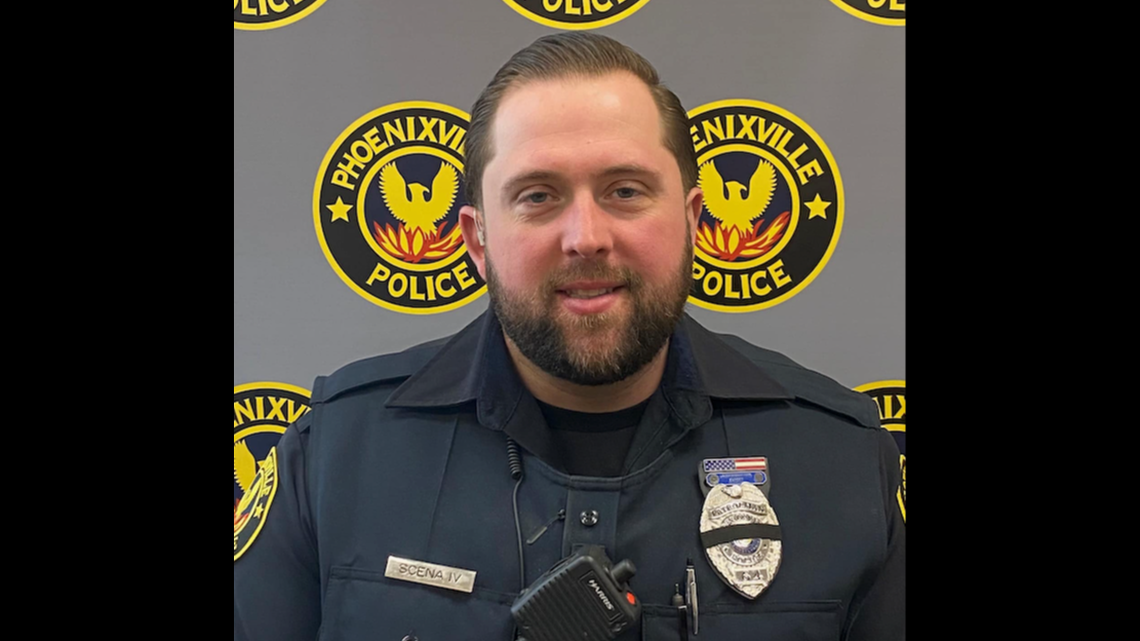 Phoenixville police officer Arthur “Art” Scena IV was killed in a Warminster Township car crash, according to the Pennsylvania police department.