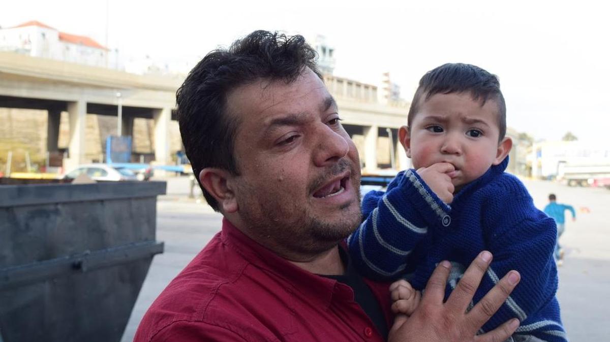 Sami Popal, 38, struggled to bring his family, including his 1-year-old son, Murtaza, to safety away from the fighting in Afghanistan. Now he and thousands of other Afghan refugees find themselves stuck in makeshift camps in Greece.