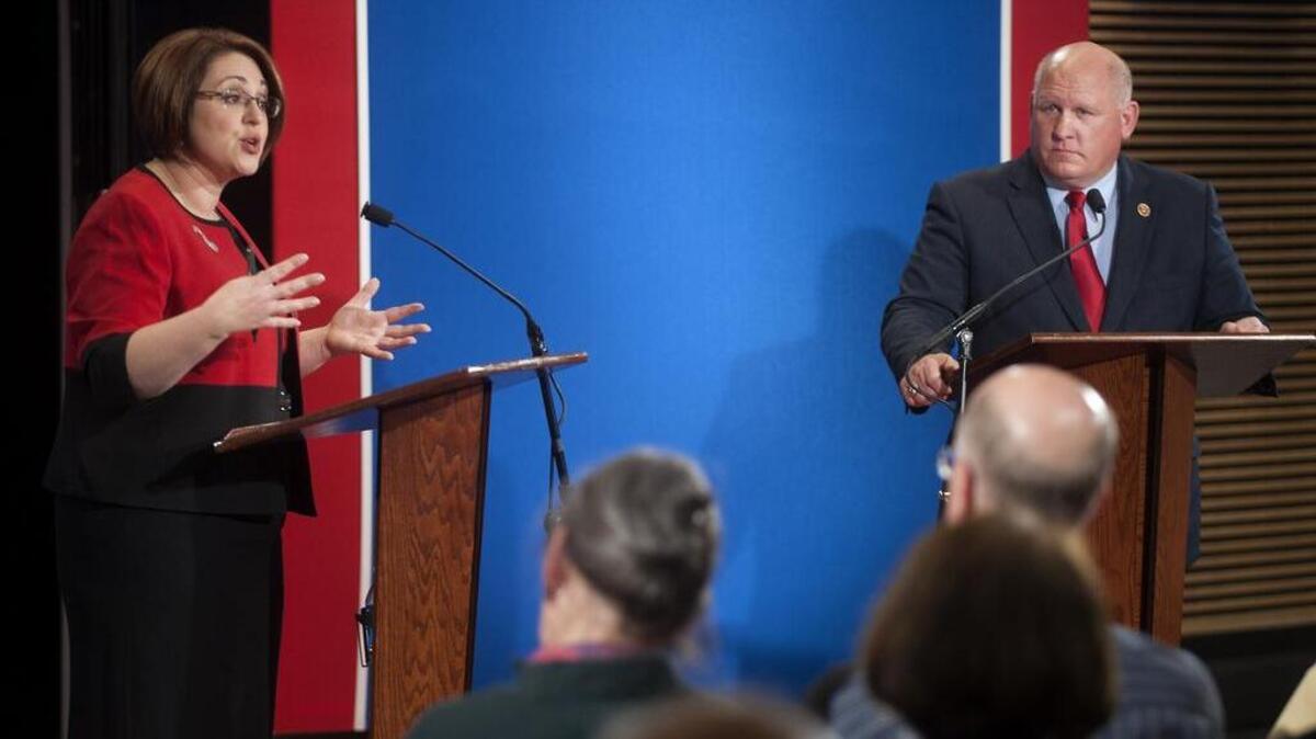 Kerith Strano Taylor and Glenn Thompson are set to face off in a debate hosted by WPSU on Oct. 15.