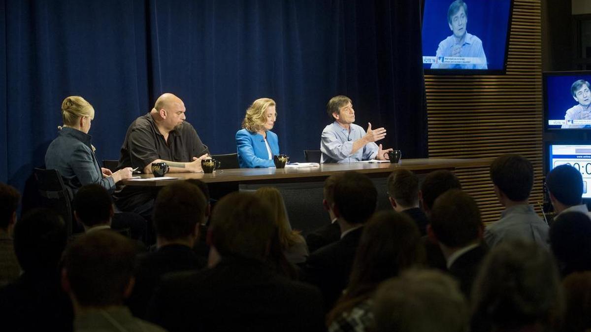 WPSU hosts a U.S. Senate Democratic Primary Debate between John Fetterman, Katie McGinty and Joe Sestak on Saturday.