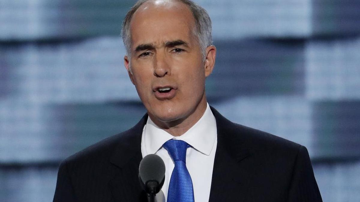 Sen. Bob Casey, D-Pa., on Wednesday during a Senate Finance Committee meeting, said he is strongly opposed to the Republican tax bill.