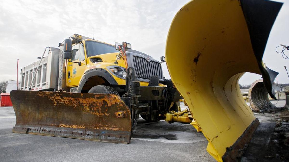 Snow plows at the Penn Dot station off of Shiloh Road and I-99 on Wednesday, January 20, 2016.