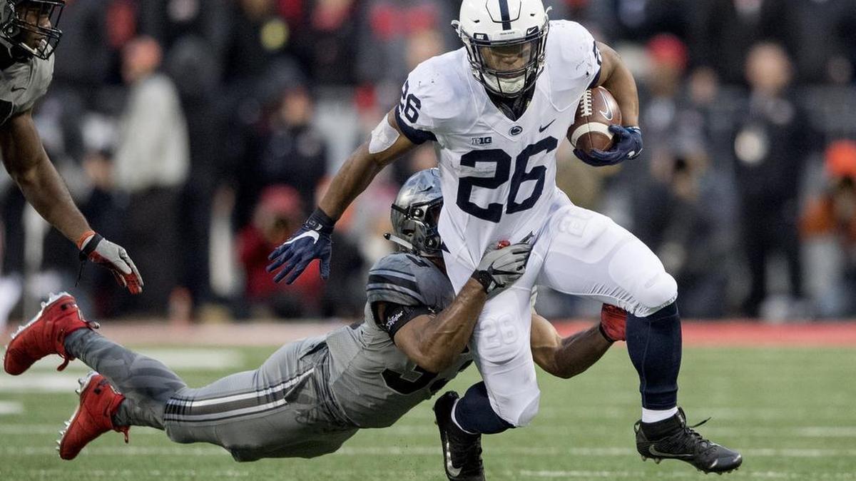 Former Penn State running back Saquon Barkley compares favorably with the NFL’s best, when it comes to his physical characteristics. He’s faster than LaDainian Tomlinson, more agile than Adrian Peterson and stronger than David Johnson.