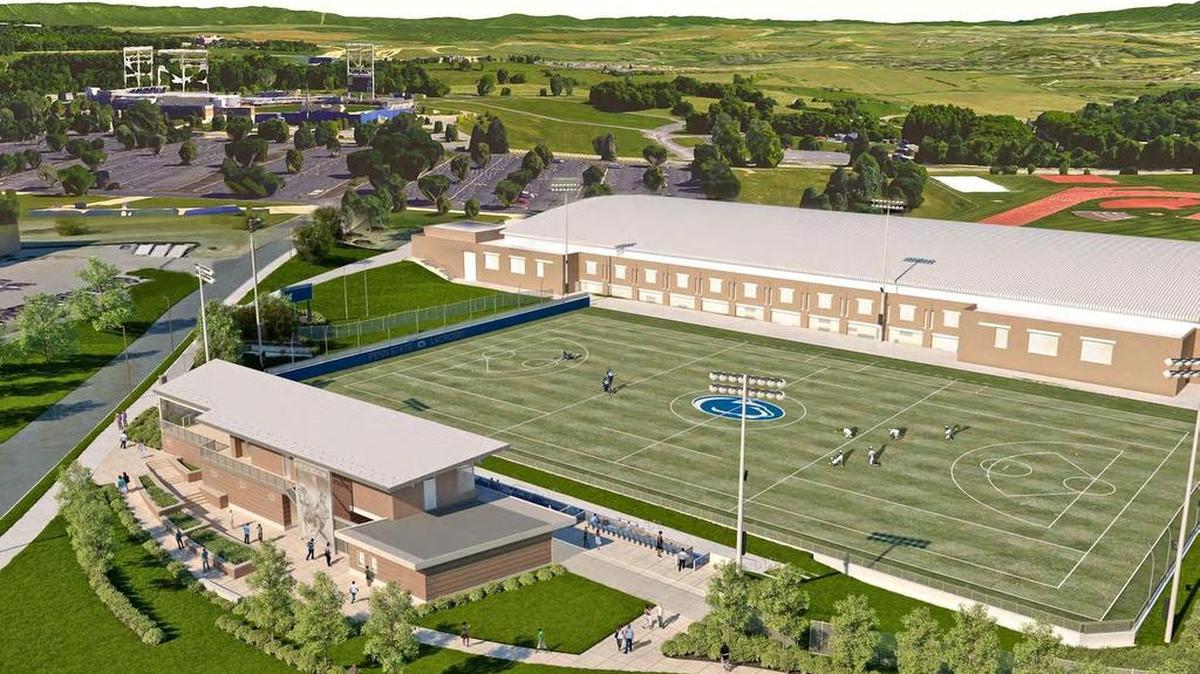An artist’s rendering of the proposed Panzer Stadium, a new facility for Penn State lacrosse, which will go before the Board of Trustees for approval Friday. If approved, construction could begin later this month.