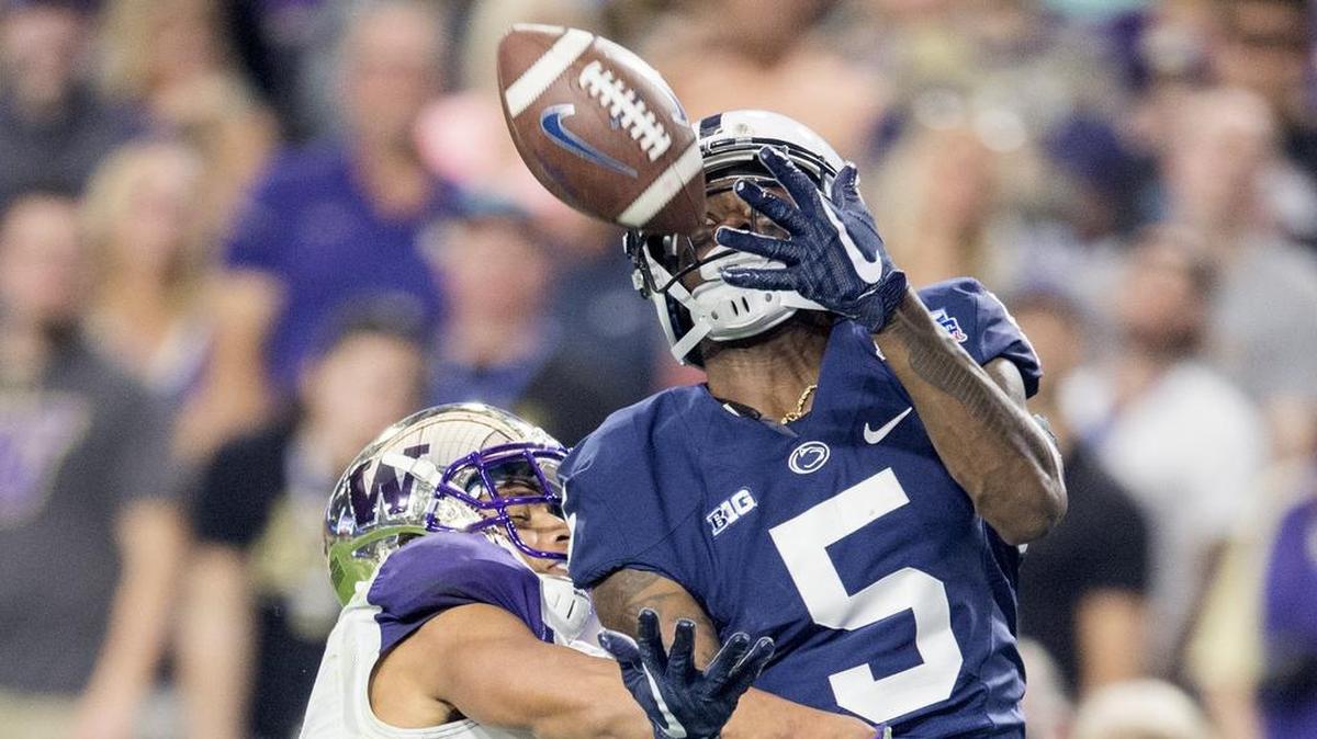Penn State wide receiver DaeSean Hamilton makes a catch for a touchdown during the Fiesta Bowl on Dec. 30 at University of Phoenix Stadium.