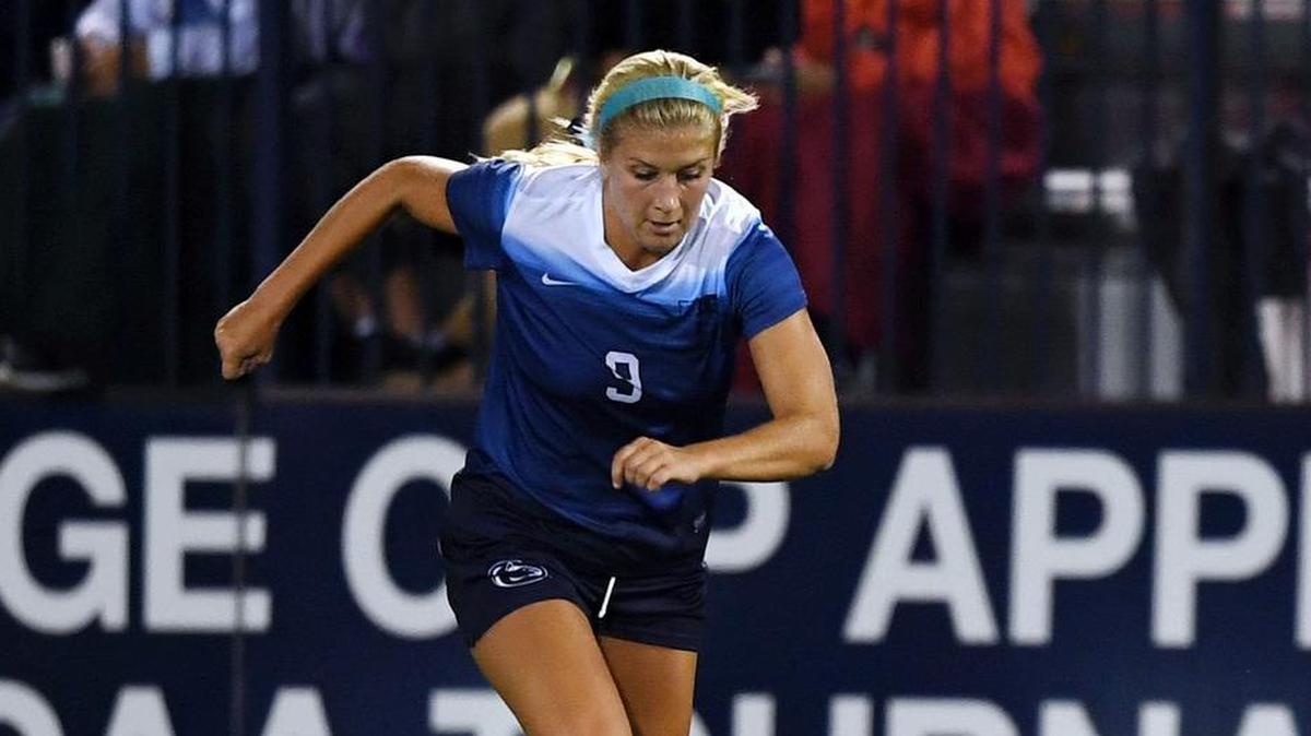 Penn State forward Frannie Crouse, facing North Carolina earlier this season, helped the Nittany Lions to a 7-0 win over Stony Brook in the NCAA tournament on Friday.