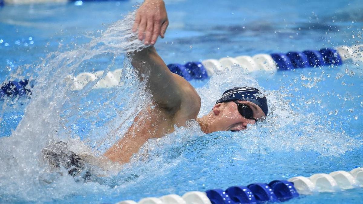 Penn State's Shane Ryan, seen here in a Penn State swim meet last year, competed in two events Friday and Saturday at the FINA World Aquatics Championships.