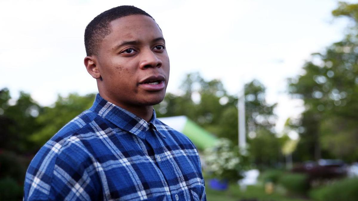 Former Nittany Lion standout and New Orleans Pelican guard Tim Frazier speaks about being back in town for the 21st Annual Coaches vs. Cancer Golf Tournament on Thursday, June 1, 2017, at the Penn State Golf Courses.
