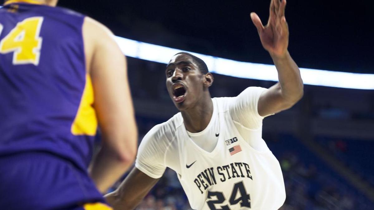 Penn State forward Mike Watkins will look to bounce back against Purdue after scoring four points in 13 minutes in the team’s loss to Indiana on Wednesday night.