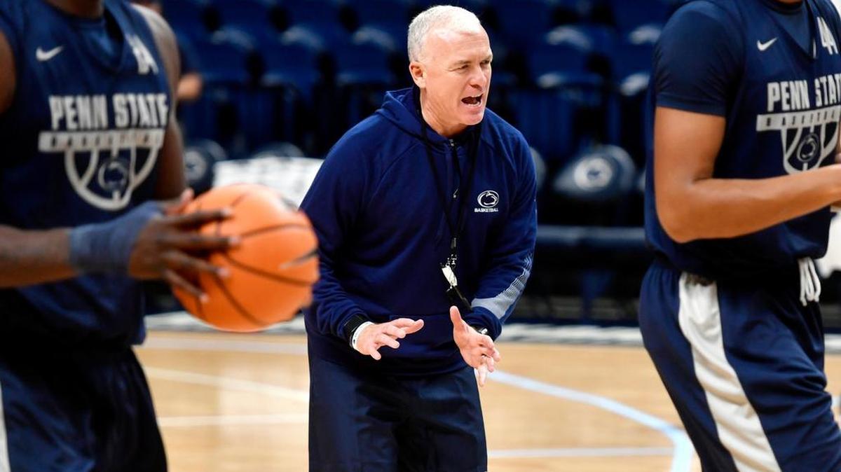 Penn State men’s basketball coach Patrick Chambers, seen here last month, said on Wednesday that “mental conditioning” will be an integral part of his team’s success this season.