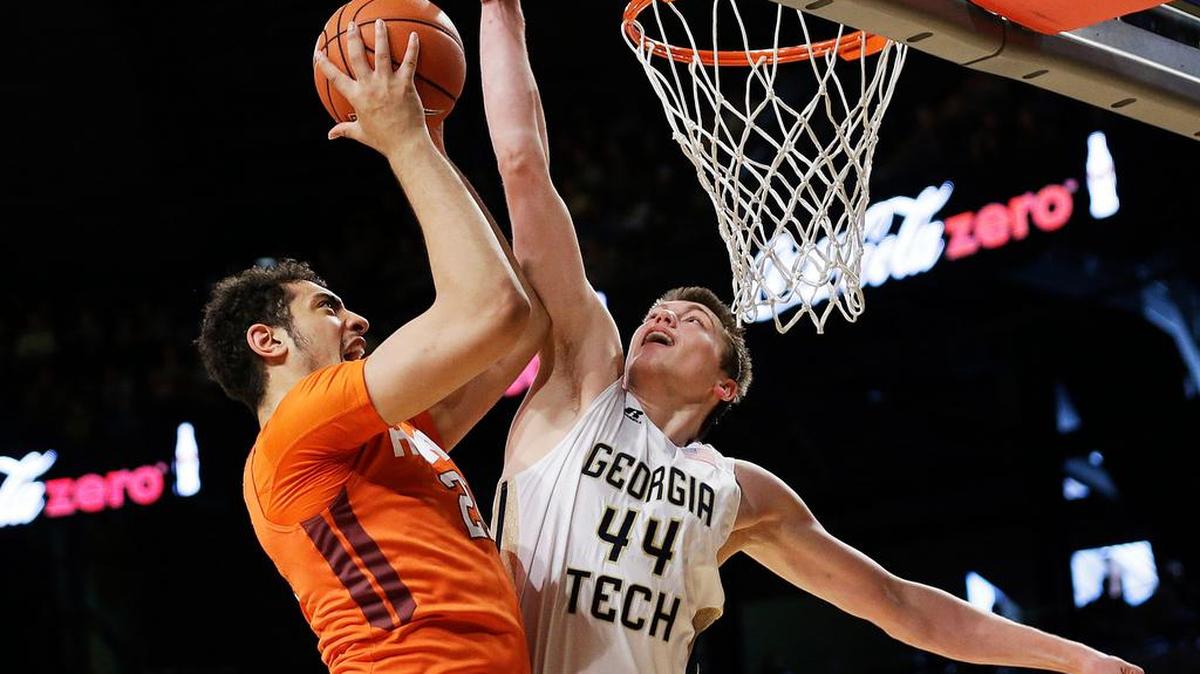 Virginia Tech’s Satchel Pierce, left, announced on Friday that he is transferring to Penn State.