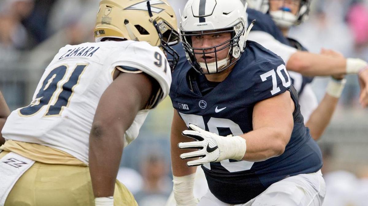 Former Penn State OL Brendan Mahon is already making a name for himself as an undrafted free agent with the Carolina Panthers. He’s receiving some reps with the first team, according to a report from the Charlotte Observer.