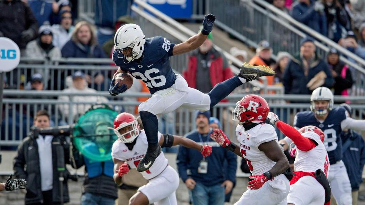 Saquon Barkley is widely expected to be taken No. 2 overall in the NFL draft by the New York Giants.