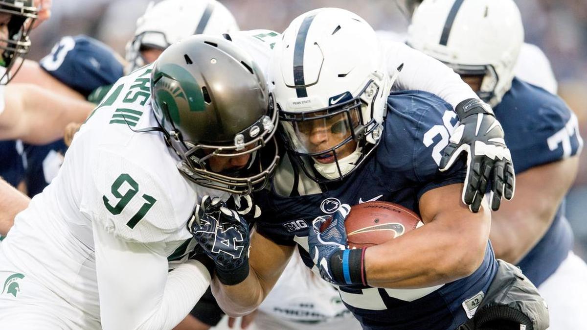 Michigan State pulled out all the stops to slow down Penn State’s Saquon Barkley last season. Barkley ended up finishing with just 14 yards, but Penn State wound up with the 45-12 victory.