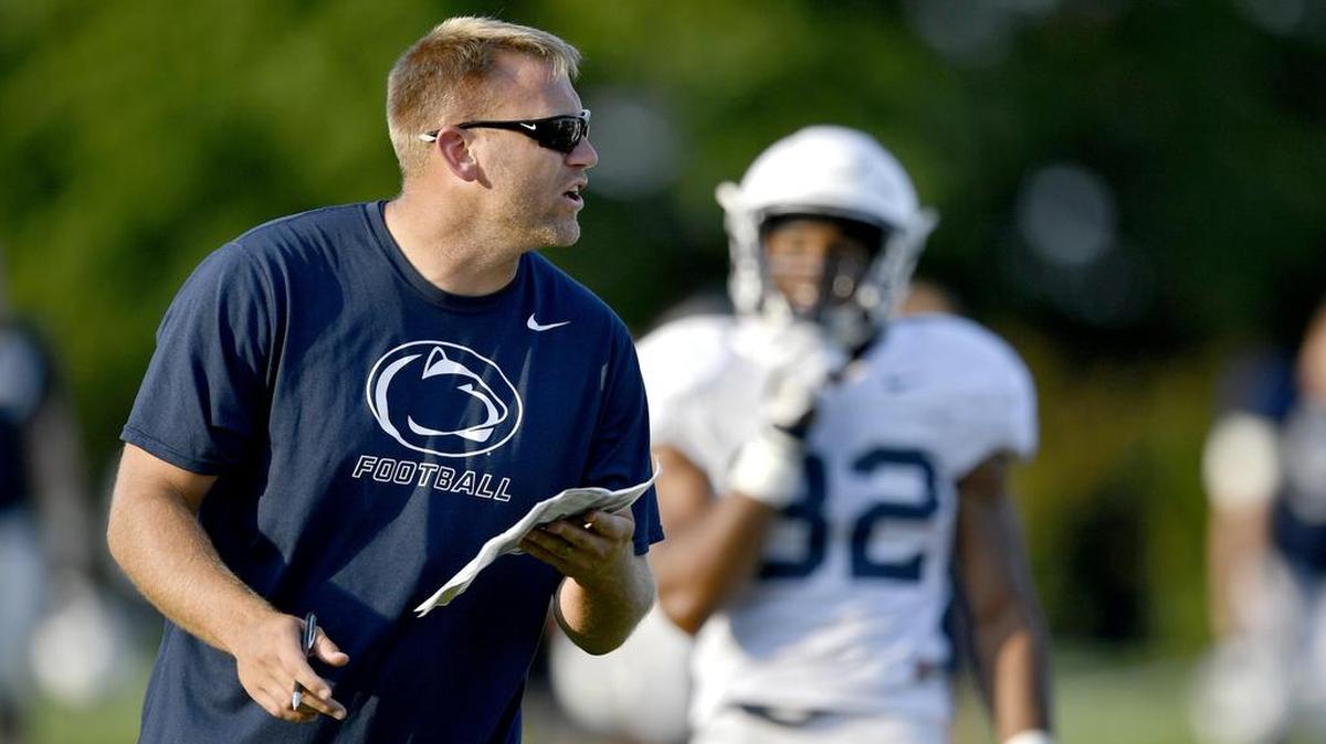 Penn State assistant coach Ricky Rahne is definitely a candidate to replace offensive coordinator Joe Moorhead.