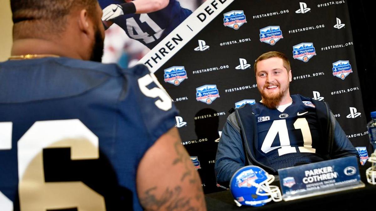 Former Penn State defensive tackle Parker Cothren is now officially a member of the Pittsburgh Steelers as an undrafted free agent.