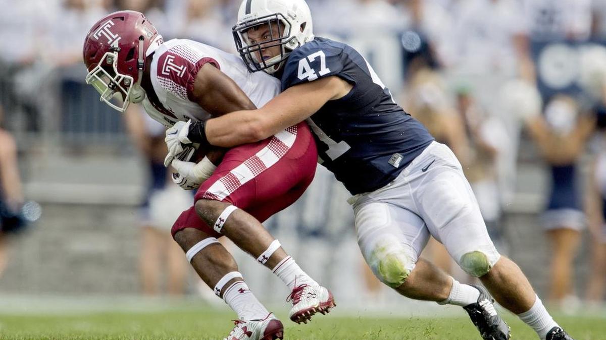 Penn State linebacker Brandon Smith, seen here last season, is one of 181 semifinalists for the William V. Campbell Trophy, which is better known as the ‘Academic Heisman.’