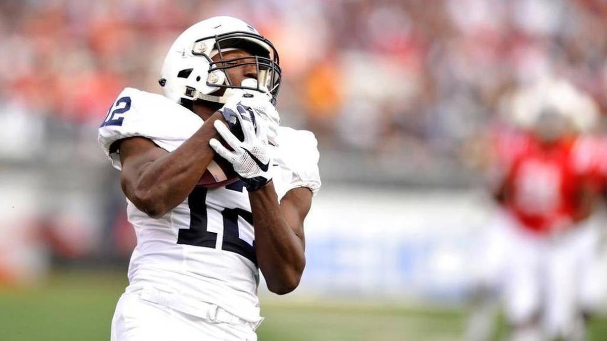 Chris Godwin pulls down a catch against Maryland.