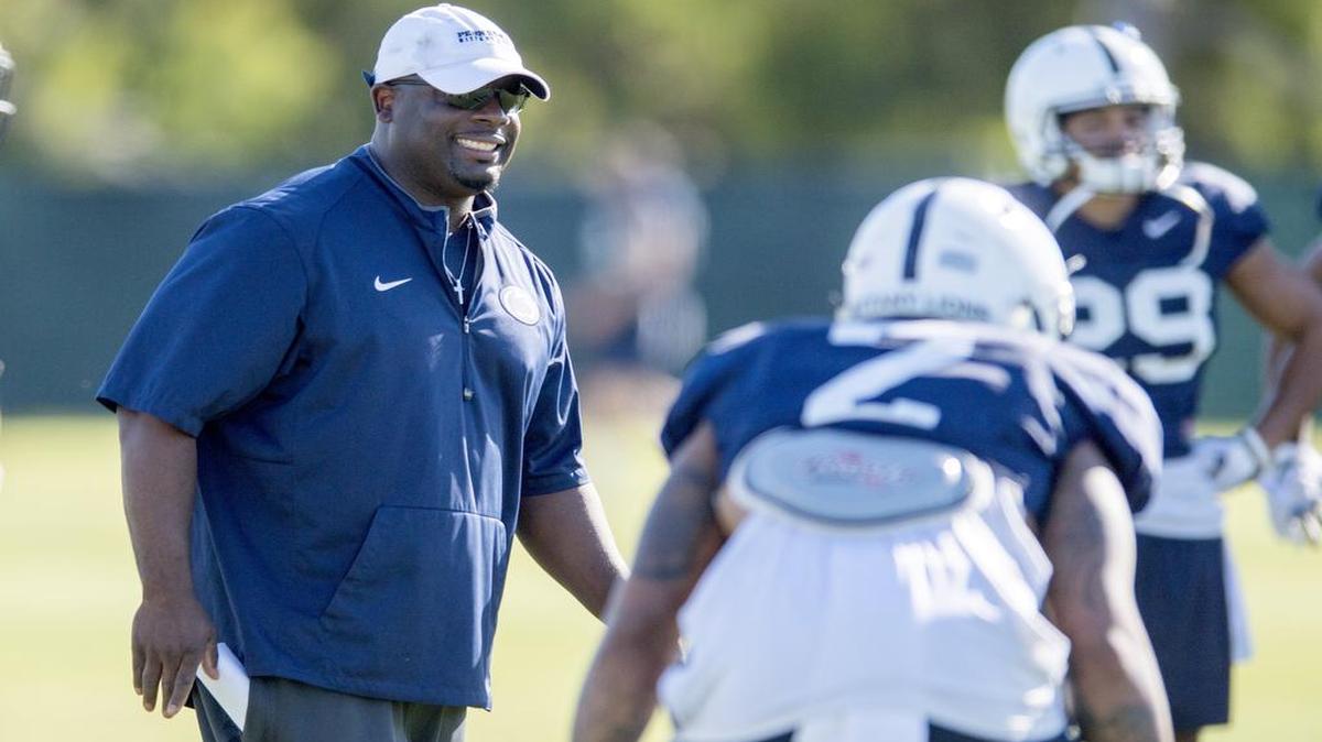 Penn State defensive line coach Sean Spencer helped reel in four-star DL PJ Mustipher on Monday. He’s the 22nd commit of the 2013 class.