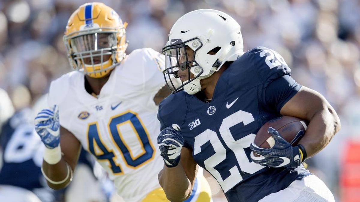 Penn State running back Saquon Barkley is averaging more than 180 all-purpose yards per game. He also has 19 touchdowns so far this season.