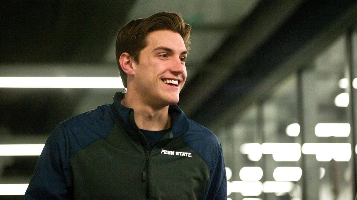 Penn State men's hockey forward David Glen has undergone a bone marrow donation procedure after learning he was a match through Be The Match, a National Marrow Donation Program. Glen talked about his donation with the media, January 29, 2014.