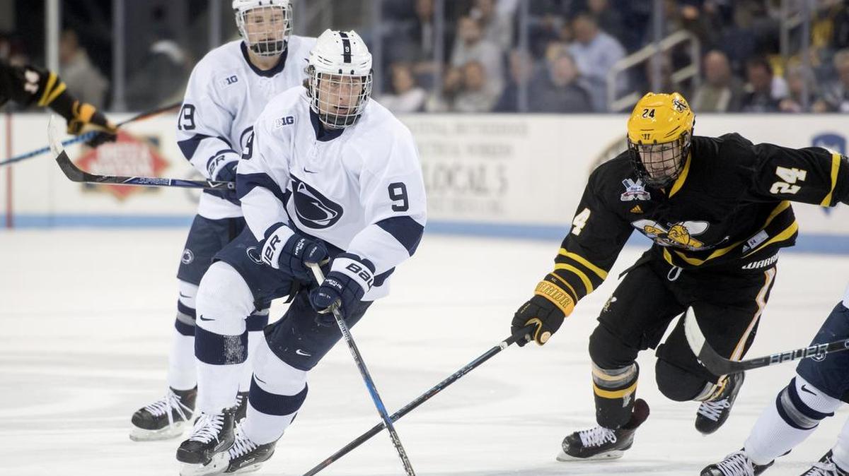 Penn State forward Alex Limoges plays during a game in 2019. Limoges on Thursday signed a contract with the Winnipeg Jets of the NHL.
