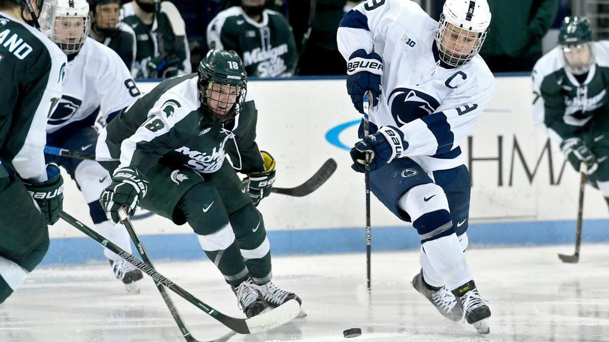 Penn State’s David Goodwin scored a goal in Penn State’s 4-1 win against Michigan in the Big Ten tournament. He has 44 career goals, one short of the team record.