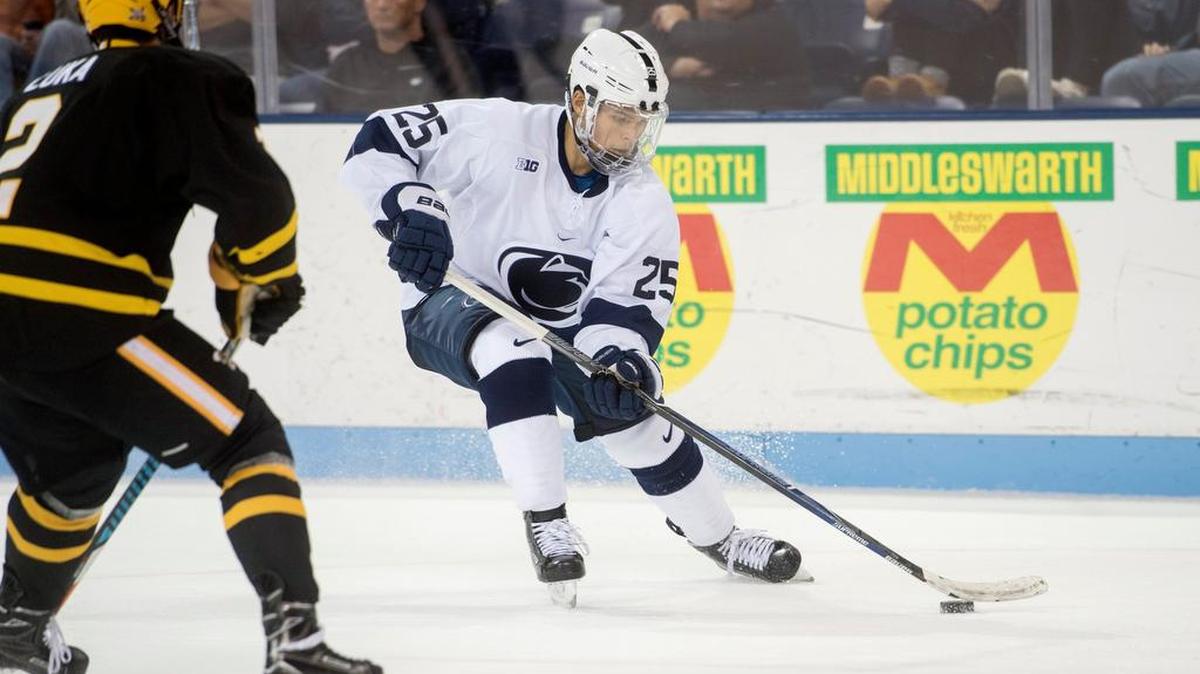 Penn State’s Denis Smirnov, facing American International on Oct. 19, returns to action after missing the last four weeks when the Nittany Lions visit Ohio State.