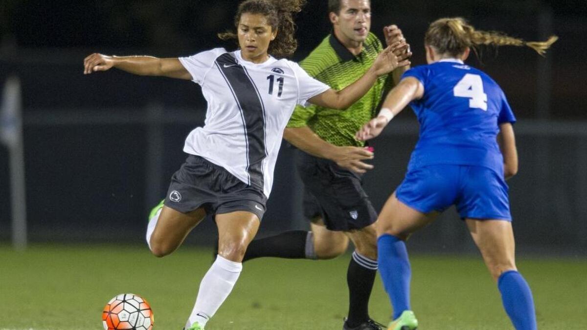 Penn State soccer standout Raquel Rodriguez was named one of three finalists for the Collegiate Woman Athlete of the Year.
