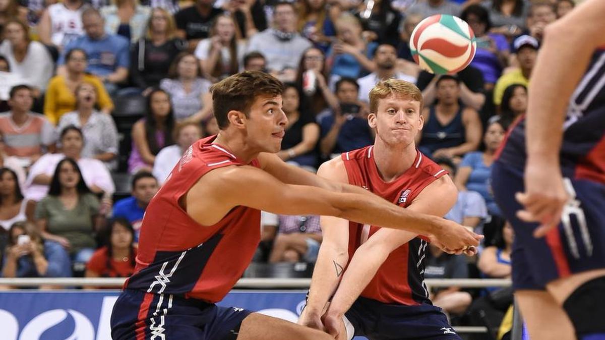 Penn State alumni Aaron Russell, left, and Max Holt were named to the 12-man U.S. Olympic team on Tuesday, along with another former Nittany Lion, Matt Anderson.