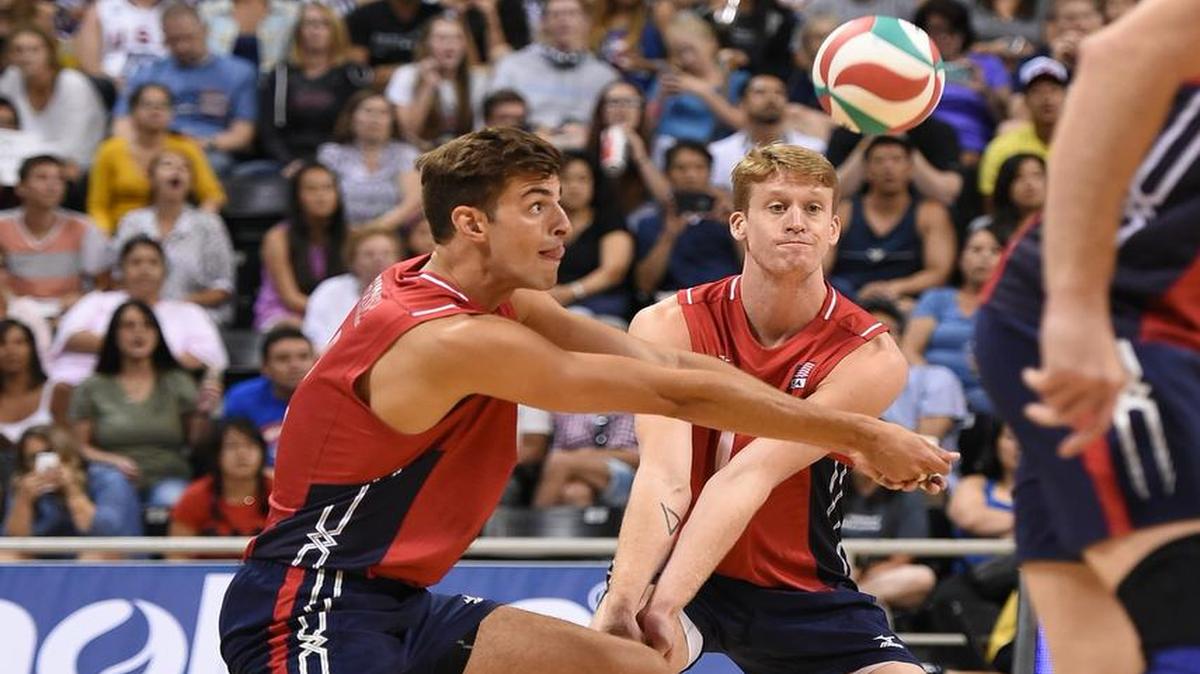A trio of Penn State alumni are in line to be on the roster for the U.S. men’s volleyball team for this summer’s Olympic Games in Rio de Janiero, Brazil, including Aaron Russell, left, and Max Holt.
