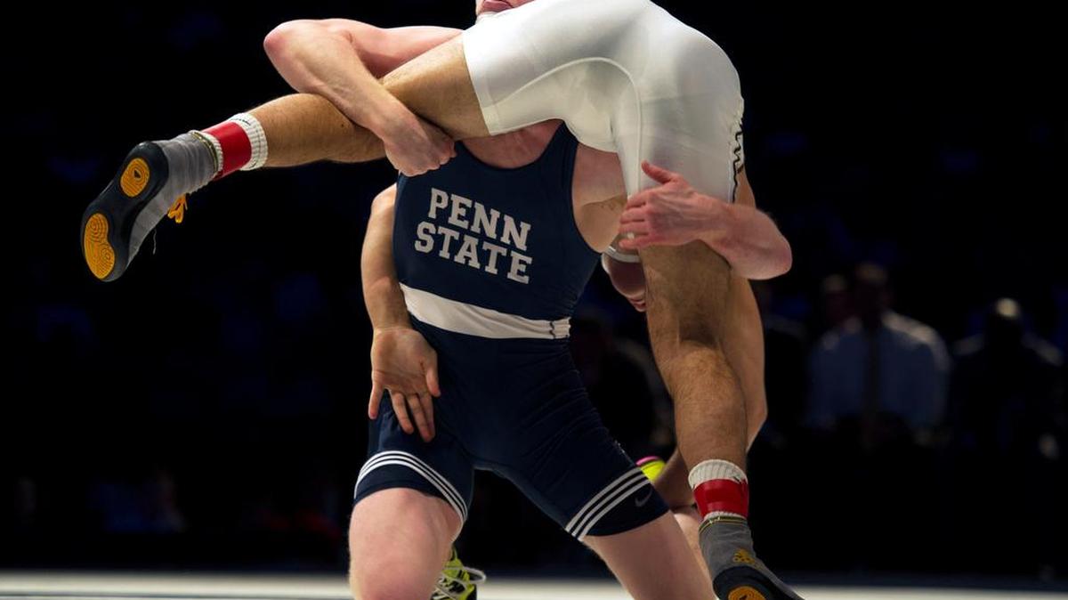 Penn State’s Bo Nickal topped Nebraska’s T.J. Dudley 11-5 in the Nittany Lions’ 27-14 win on Sunday. The duo were both NCAA runner-ups last season and are ranked No. 2 and No. 3, respectively, this season at 184 pounds.