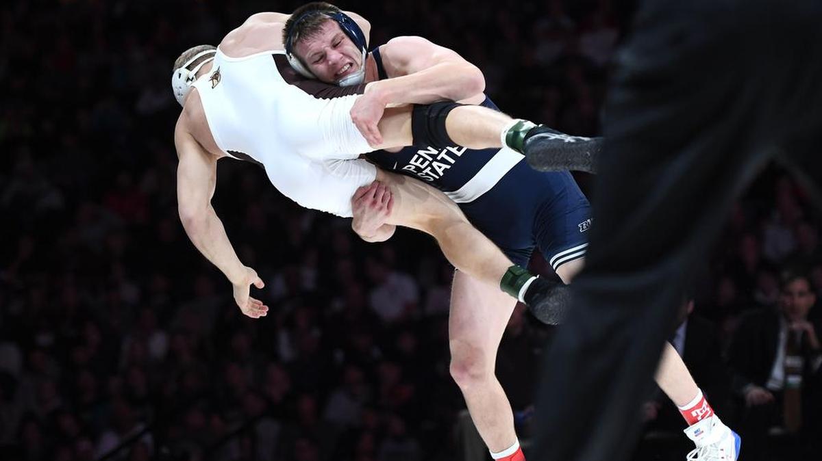 Penn State’s Jason Nolf and his teammates have six duals in January with the first coming at 9 p.m. Friday at Michigan.