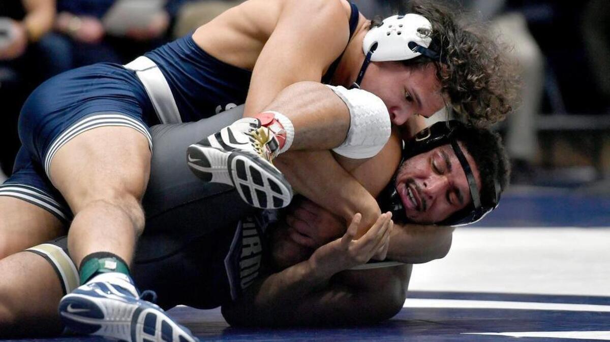 Shakur Rasheed’s cross-face cradles should get the Nittany Lions the bonus points they need in the postseason.