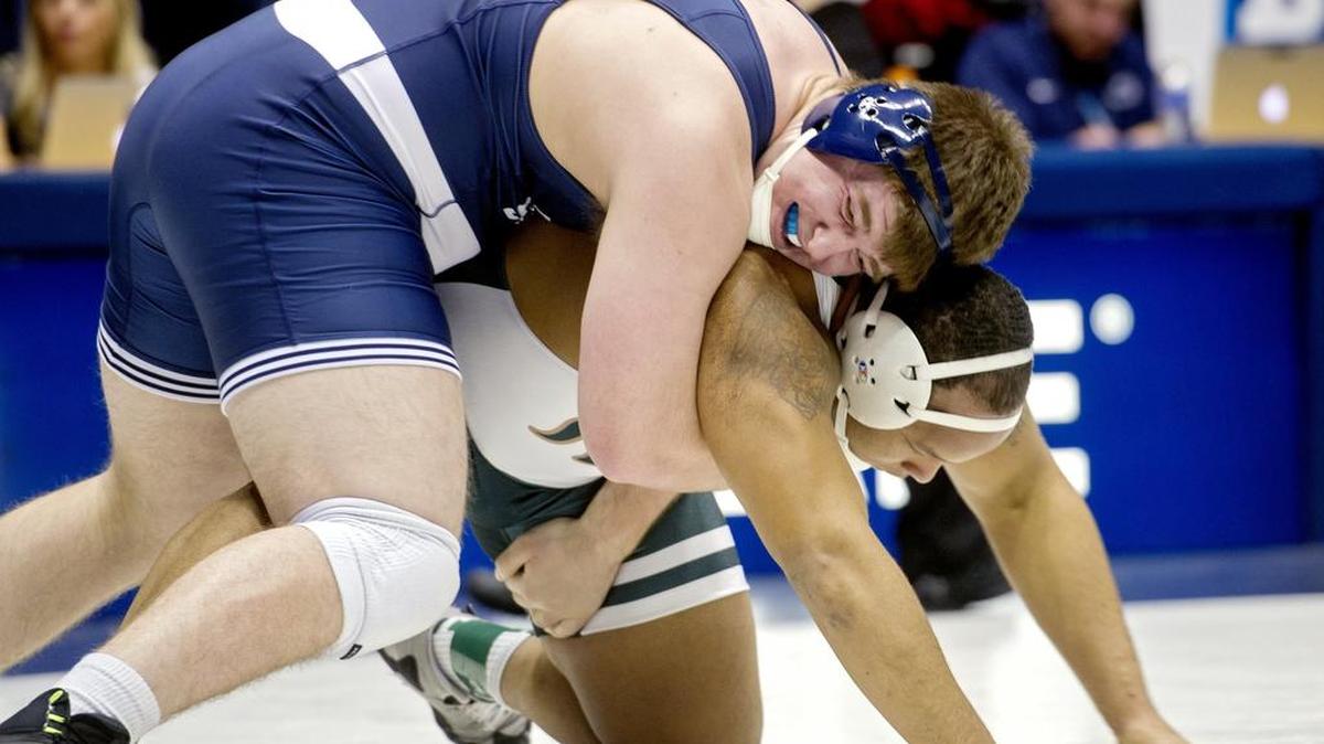 Penn State’s Nick Nevills has a top-five matchup with Wisconsin’s Connor Medbery on Friday night. Medbery is ranked No. 2 in the country.