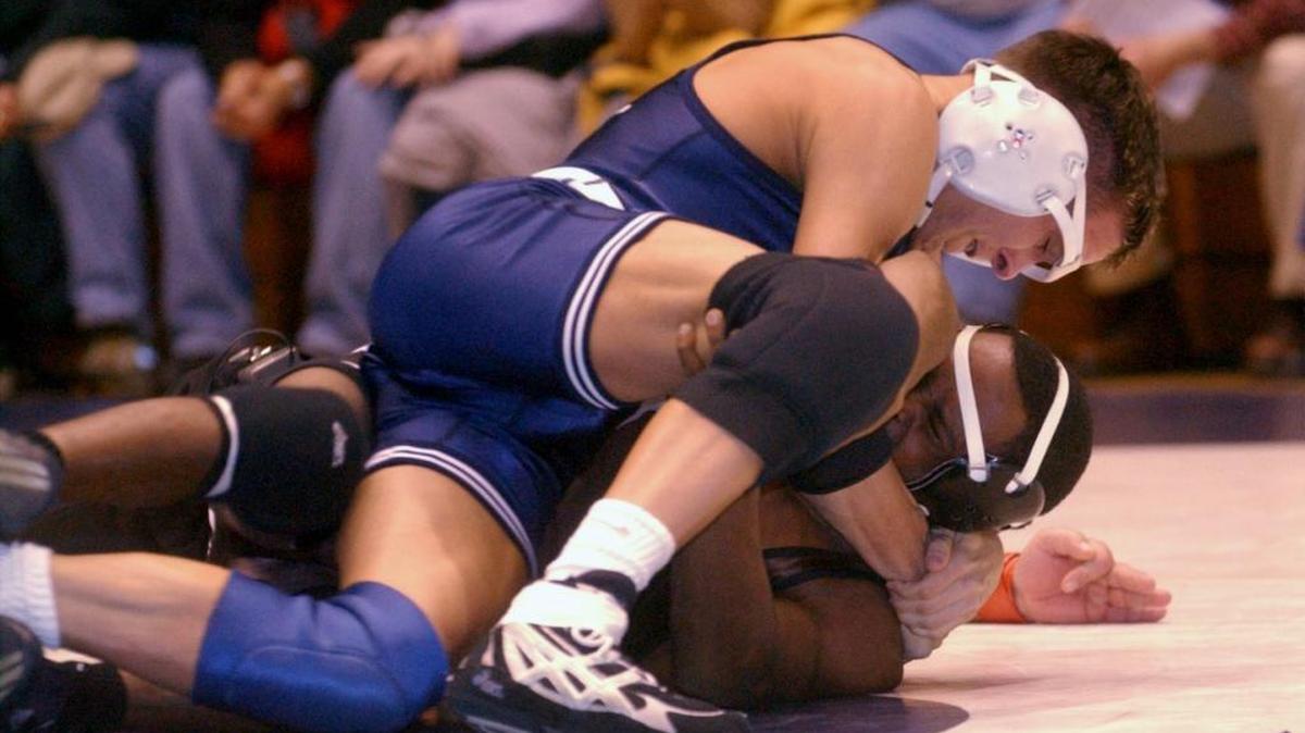 Penn State’s Josh Moore, seen here in 2003, had the lone win in the Nittany Lions’ 32-6 loss to Lehigh in 2002. Penn State’s 26-point setback is the largest it has had against the Mountain Hawks.