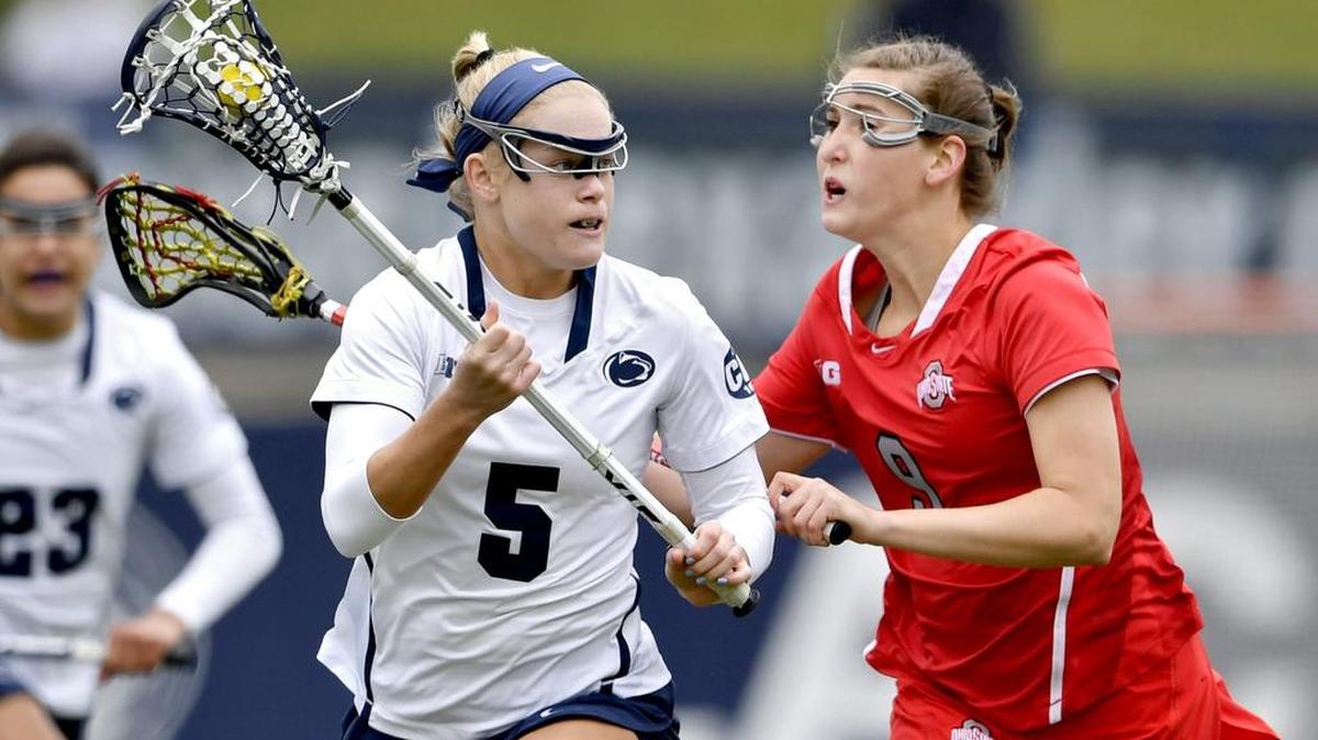 Penn State’s Katie O'Donnell scored five goals in the Nittany Lions’ 14-13 win against Northwestern on Thursday.