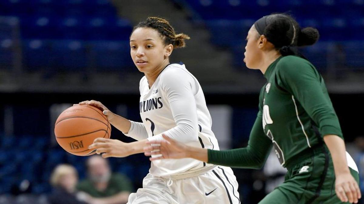 Amari Carter has stepped up so far this postseason. She scored 12 points against Ohio in the first round of the WNIT and scored 15 against Fordham in the second round Sunday.