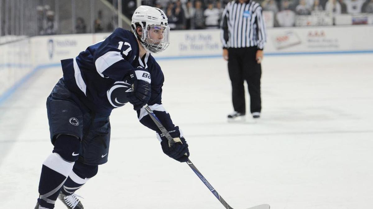 Penn State’s Evan Barratt, pictured from a game on Oct. 1, scored the first two goals of his college career Friday night during the Nittany Lions’ 7-0 win at Arizona State.