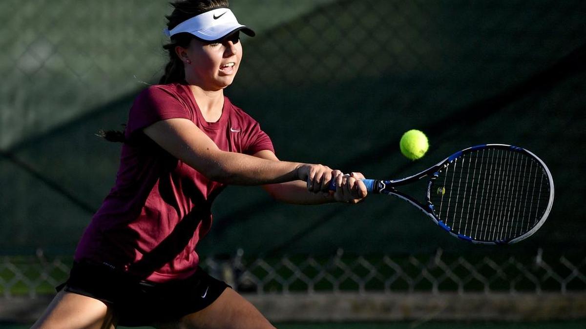 State College's Kelly Vanden is the Lady Little Lions’ No. 1 singles player.