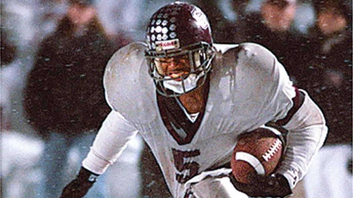 State College’s Larry Johnson entered the Nov. 14, 1997, game against Altoona with 2,081 rushing yards — but he was limited to 78 yards on 16 carries. The Little Lions fell 28-16.