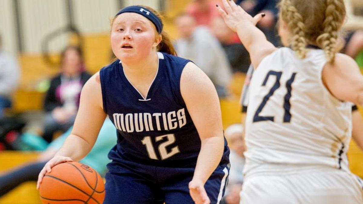 Philipsburg-Osceola's Haylee Hayward dribbles down the court with the ball during the Tuesday, January 19, 2016 game against Bald Eagle Area. Philipsburg-Osceola won, 50-33.